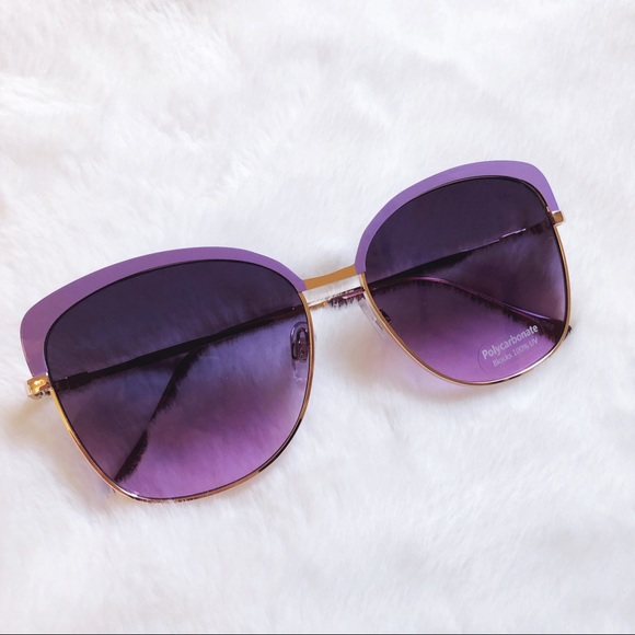 Robbie Full Rim Retro Cat Eye Sunglasses - Picture 9 of 14